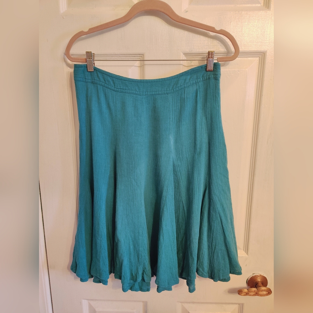 H&M Size 10 Turquoise Skirt